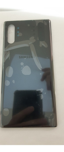 Tampa Traseira Galaxy Note 10 N975 Plus Preta Vidro 100% Nov