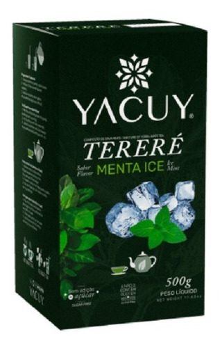 Erva Mate Tereré Menta Ice Yacuy Caixa 500 G