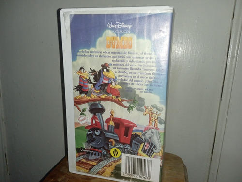 Dumbo Película Vhs Walt Disney En Español Latino