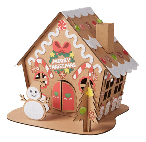 Casas De Navidad Diy, Material De Papel Hecho A Estilo C