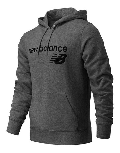 Hoodie New Balance Herren Para Hombre-gris Oscuro