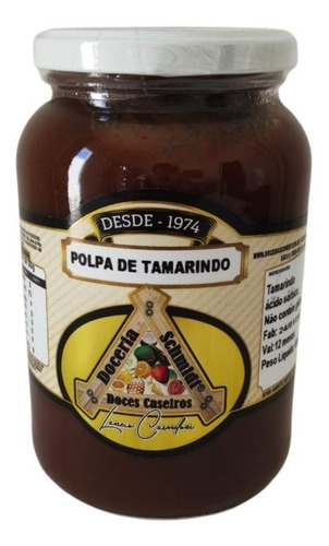 Polpa De Tamarindo Cremosa No Pote Pura Fruta 680g