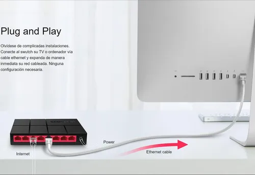 Switch Mercusys MS108G Switch serie LiteWave