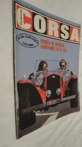 Revista Corsa Nº 495 1975 - Prueba De Manejo Gpa 