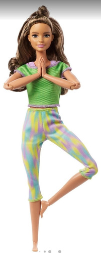 Barbie Made To Move Día De Yoga Articulada Mattel