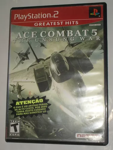 ACE COMBAT 5 SIMULADOR COMBATE AÉREO NO PS2 