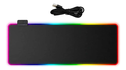 Mouse Pad Rgb Antideslizante Gamer Computadora Laptop 40x90