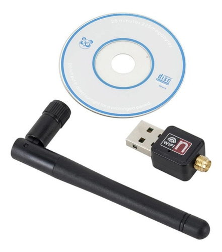 Adaptador Antena Wifi Usb 2.0 Red 802.11n Wireless 150mbps