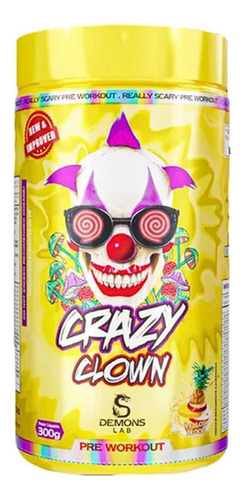Suplemento em Pó Crazy Clown Yellow Blood 300g Demons Lab