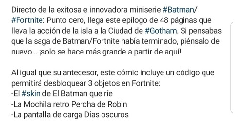 Imagen 2 de 5 de Batman/fortnite: Fundación (con Codigos) - Ovni Press