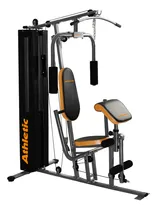Comprar Multigimnasio Multigym Athletic Home Gym Minigym Gimnasio Multifuncion Para Usuarios De 125 Kg Y Pesas Por 57 Kg Negro Con Naranja Gimnasio Multifuncional Para El Hogar