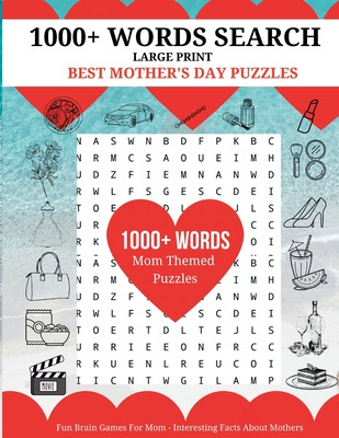 Libro 1000+ Words Search Large Print - Best Mother's Day ...