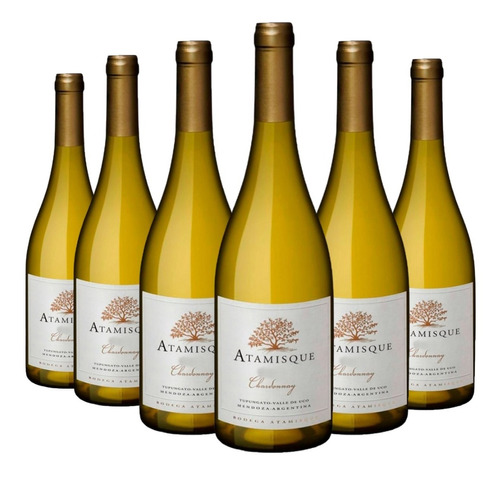 Vino Atamisque Chardonnay Caja X 6 X 750ml. 