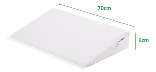 Travesseiro Ortobom Rampa Baby Berço americano Suavencosto Branco 70x40 Ortobom Original
