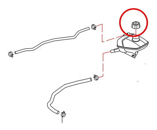 Tapa De Depósito Radiador Nissan New Sentra B18