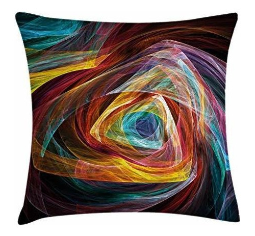 Cojines Ambesonne Fractal Throw Pillow Cojín, Psychedelic G