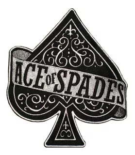 Parche Bordado Motorhead Ace Of Spades Para Espalda Adr