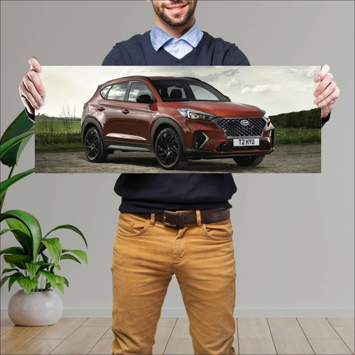 Cuadro 30x80cm Auto 2019 Hyundai Tucson N Line U 169