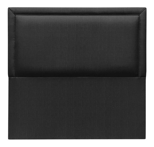 Respaldo Flat Frame Vivo 2 Plazas Lino Negro