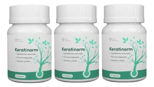 3 Pack Keratinorm 30 Caps 3pack Sabor Natural