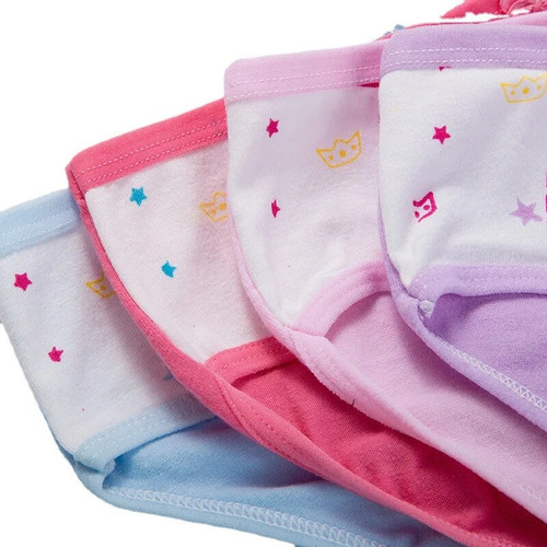 Bragas Hello Kitty Para Niñas, 4 Unidades/lote, 100% Algodón