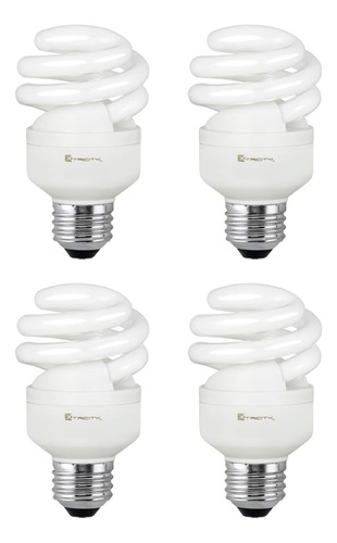 Bombilla Fluorescente Compacta T2 Espiral Cfl  2700 K Blanco