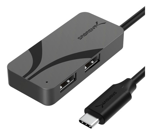 Sabrent Usb-c Hub De 3 Puertos Con Usb Pd 3.0, 1 Puerto Usb-