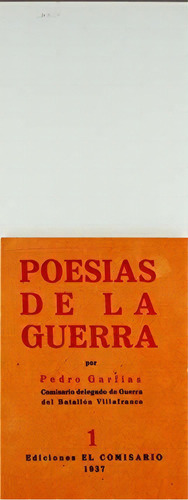 Poesías De La Guerra, de Garfias Zurita, Pedr. Serie abc Editorial Dep. Sevilla, tapa blanda en español, 1