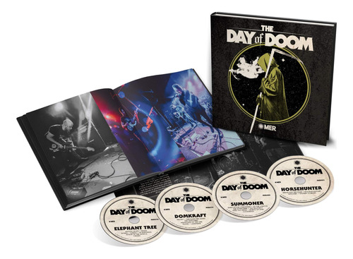 Cd: Day Of Doom Live (libro De Tapa Dura Con 4 Cds)