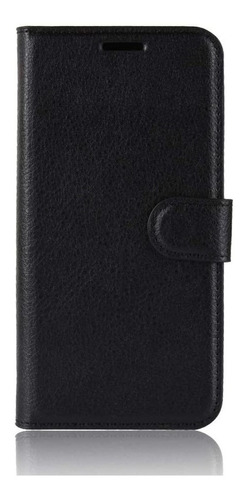 Capa Capinha Carteira Flip Couro LG K40s Tela De 6.1 Danet Cor Preto