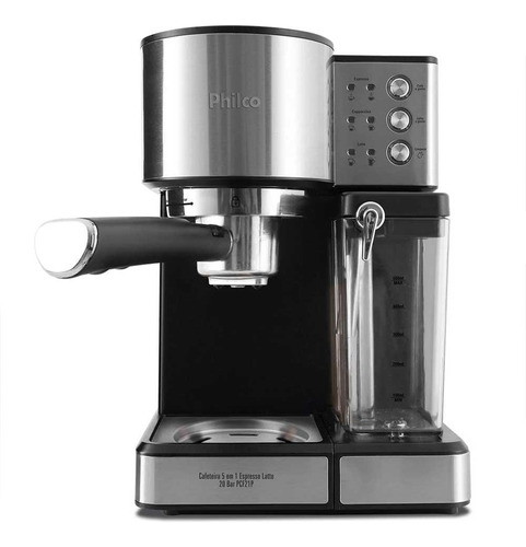 Cafeteira Philco 5 Em 1 Espresso Latte 20 Bar Pcf21p - 127v