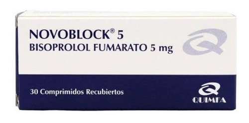 Novoblock 5 Mg 30 Comprimidos | Bisoprolol