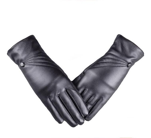 Luxury Gloves Women Girl Leather Winter Super Warm Dz