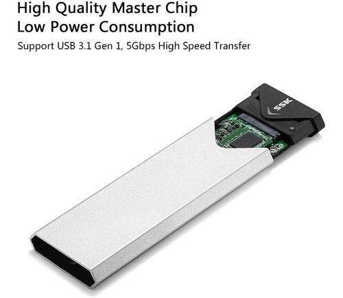 Docking Para Ssd - M.2 Ngff B Y B+m Usb 3.1 Gen 1 5gbps