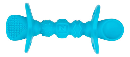 Nuby Dipeez Cucharas/cucharas De Silicona 2 En 1, 2 Unidades