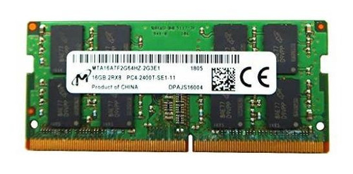 Memoria Mta16 Mta16 De 16 Gb So-dimm 2rx8 Ddr4 Pc4-19200 240