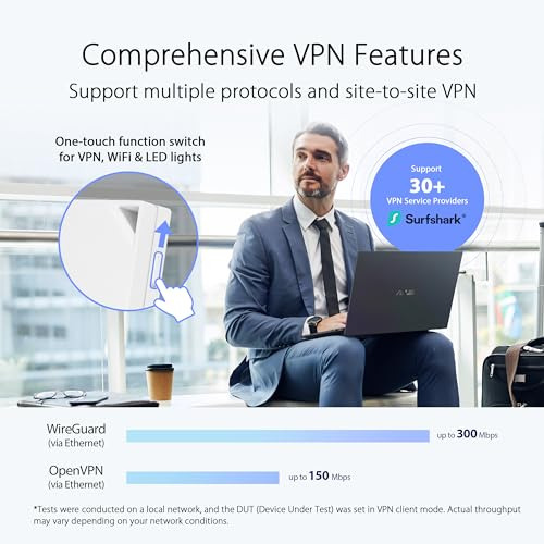 Asus Rt-ax57 Go: Router Wifi 6 Porttil Con Seguridad Vpn