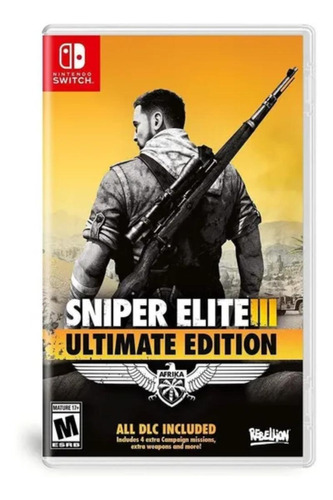 Imagen 1 de 3 de Sniper Elite III Ultimate Edition Rebellion Nintendo Switch  Físico