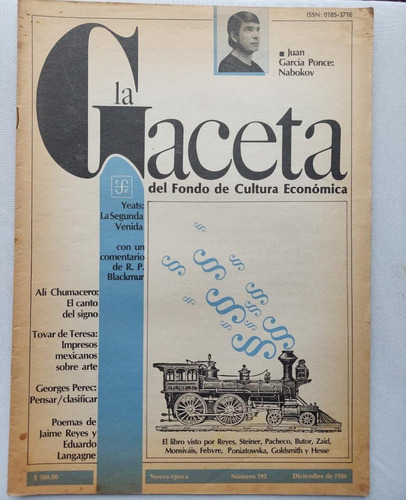 Pack X4 La Gaceta De Fondo Cultura Económica Nº 193/192/182