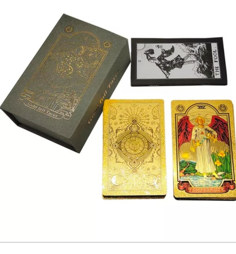 Mazo De Tarot Rider Waite, Caja Dura ( De Lujo )