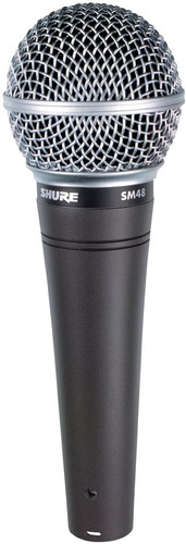 Microfono Shure Sm48 Cardioid Dynamic Vocal With Shock-mount