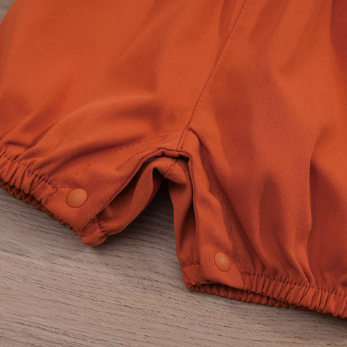 2piezas Conjunto Verano Con Estampado De Animales Bebé 0-18m Coral Oscuro 0-3 M