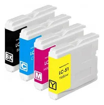 Comprar Pack 4 Cartuchos Compatibles Brother Lc-51 Mfc240 Dcp130 Ws