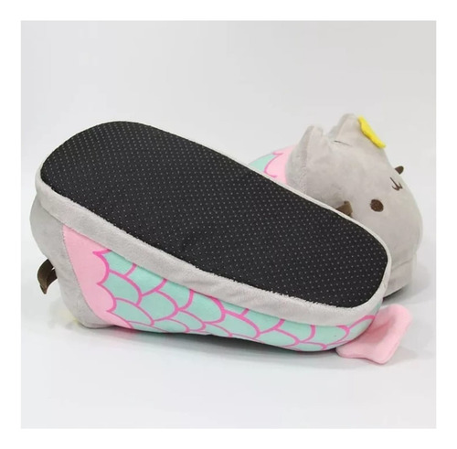 Pantuflas Kawaii Calzado Gato Pusheen Sirena