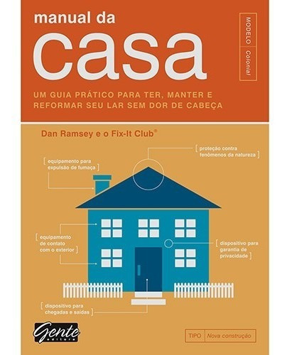 Manual Da Casa-um Guia Pratico Para Ter, Manter E Reformar Seu Lar Sem Dor, De Ramsey. Editora Gente, Capa Mole, Edição 1 Em Português, 2012