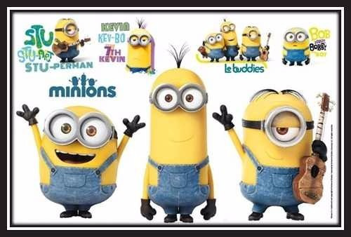 Wall Stickers Autoadhesivos Minions 32 X 50 Cm Soul