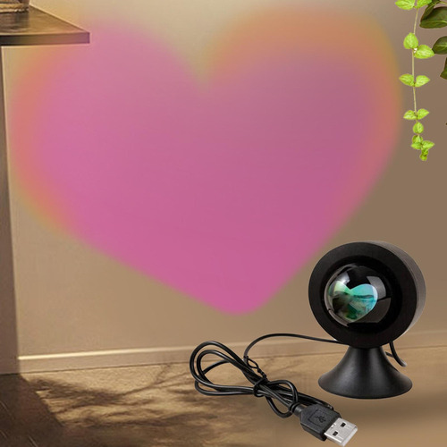 2 X 5x Lámpara De Puesta De Sol Proyector Luces 2 Piezas