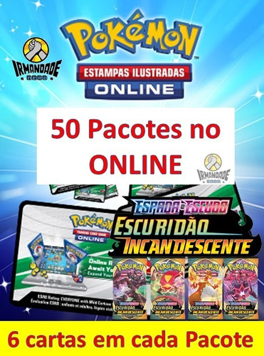 50 Códigos Online Boosters - Escuridão Incandescente Tcgo