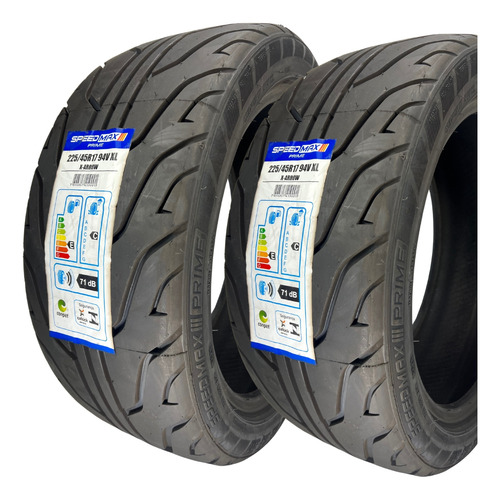Kit 2 Pneus 225/45r17 94v Speedmax Xarrow Semi Slick +brinde