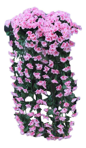 Wisteri De Pared Con Forma De Flor Artificial, Color Violeta